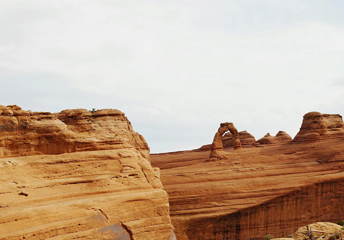 Scenic view of an alternative entry point to Arches National Park