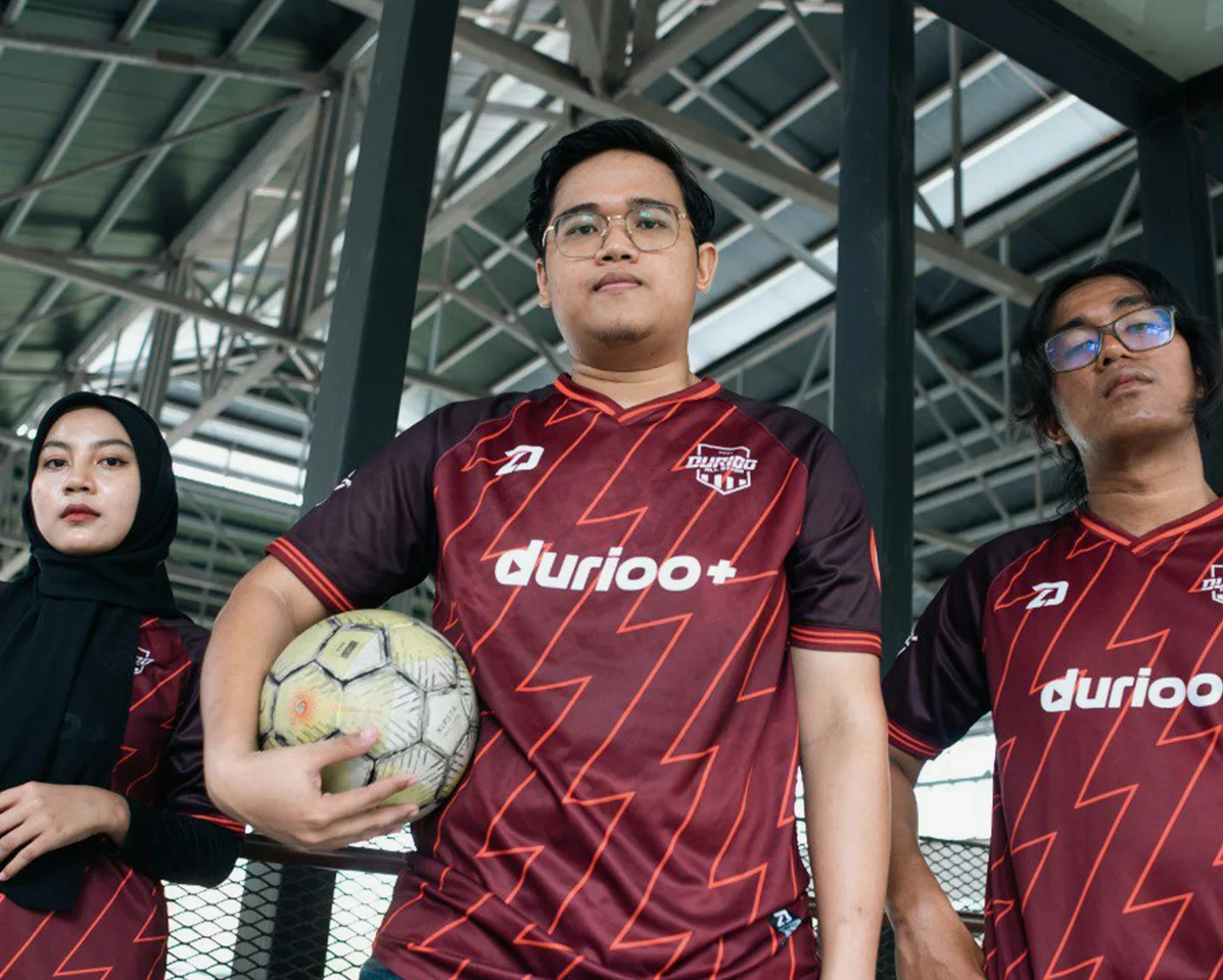 Close-up of Allagash x Umbro Soccer Kit design